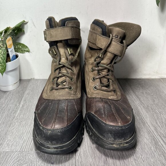 Vintage Polo Sport Duck Boots Leather Wheat Brown Men’s Size 11.5 D main image 6